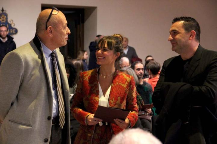 M.Ottaviani (Fondazione Carifac) - L. Faggioni (Coordinatrice FFF) - A. Balsamo (Capitano del'Arte in pectore Pia Univ. Cartai)