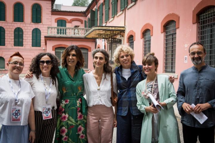 Inaugurazione con C. Medioli (Presidente FFF) e Francesca Merloni (UNESCO Ambassador)