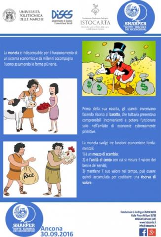 Manifesto 1° -  I soldi di carta e la carta dei soldi