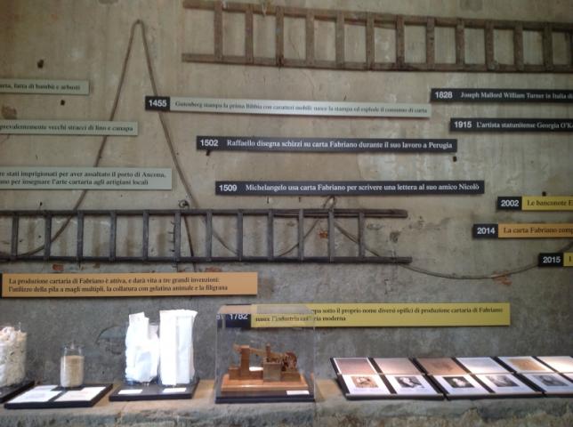 Anteprima allestimento mostra FABRIANO c/o l'antica limonaia del Giardino Corsini