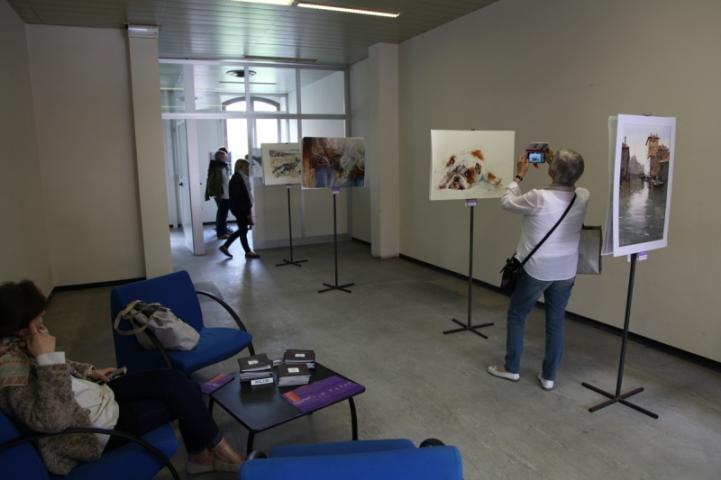 Fabriano InAcquarello 2015 - Mostra di acquarelli presso complesso storico Cartiere Miliani Fabriano (Fedrigoni S.p.A.)
