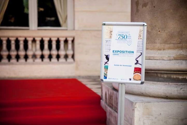 Inugurazione della mostra all'Istituto Italiano di Cultura di Parigi